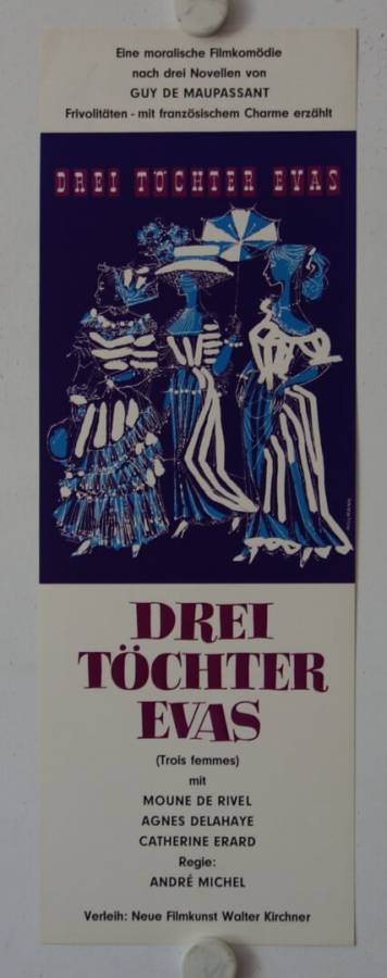 Drei Töchter Evas originales deutsches Filmplakat